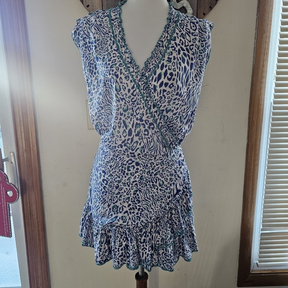 Poupette St. Barth Small V Neck Estelle Mini Dress - Picture 7 of 11